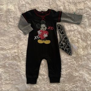 NWT Valentines Mickey Mouse romper